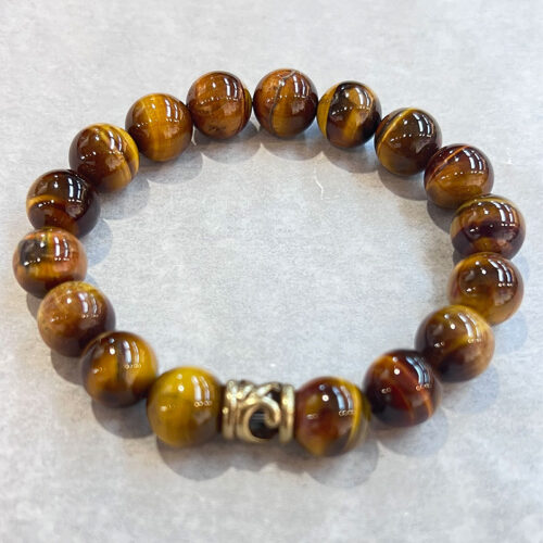 Courage and Strength Tiger’s Eye Bracelet for Confidence and Success
